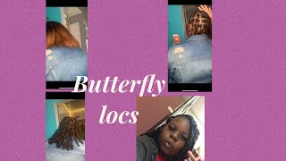 Butterfly locs tutorial first attempt
