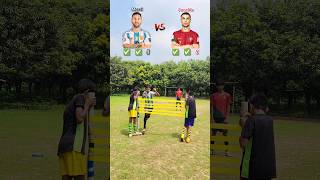 Ronaldo vs Messi ⚡️ SPEED CHALLENGE #shorts #ronaldo #messi #speed #challenge #youtube #trending