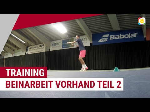 Beinarbeit Vorhand Teil 2 | Tennistraining | myTennis