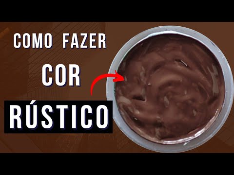 Como fazer a cor Rústico / parte 2
