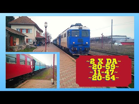 DA-1160 & DA-757 + Vagoane 20-59, 11-47, 20-54  la R 5453 Bacău - Bicaz |