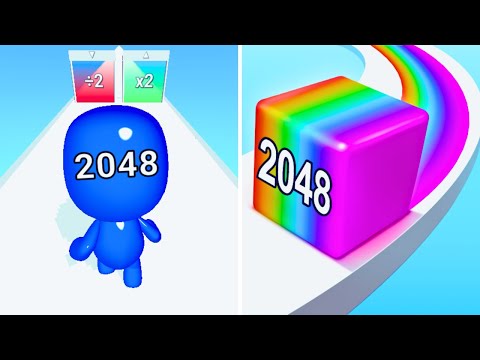 Man Runner 2048 vs Jelly Run 2048🤗🫷🤑🫸🤗Android iOS Gaming Walkthrough | Max Gameplay JJ3748