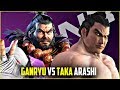 Virtua Fighter Vs Tekken Comparison Taka Arashi Vs Ganryu