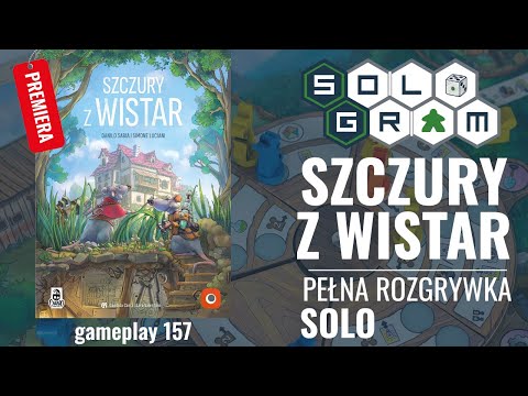 Szczury z Wistar | PREMIERA | pełna rozgrywka solo | zasady gry | gameplay 157