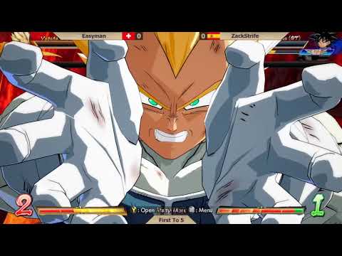 24 THOUSAND GAMES!!! Easyman vs ZackStrife FT5 - Wanted DBFZ Ep27