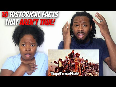 AMERICAN COUPLE REACT "Top 10 Historical Facts That AREN'T TRUE"