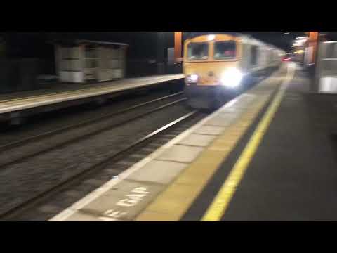 66735 and 66706 working 6G51 rugby Trent valley junction to bescot yard