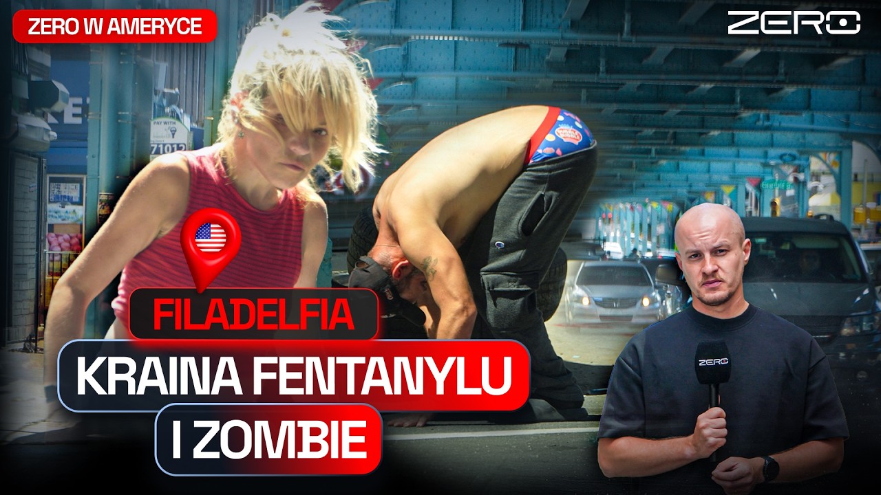 NAJBARDZIEJ PRZERAŻAJĄCE MIEJSCE MUNDIALU. FILADELFIA, FENTANYL I LUDZIE-ZOMBIE