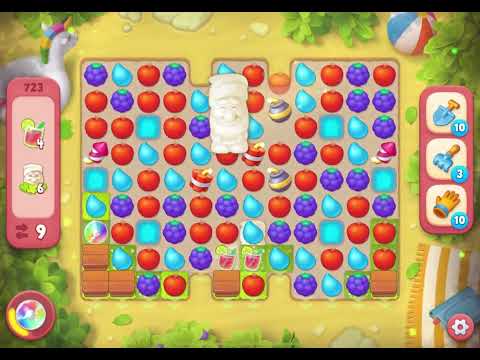 Gardenscapes Level 723 Hard