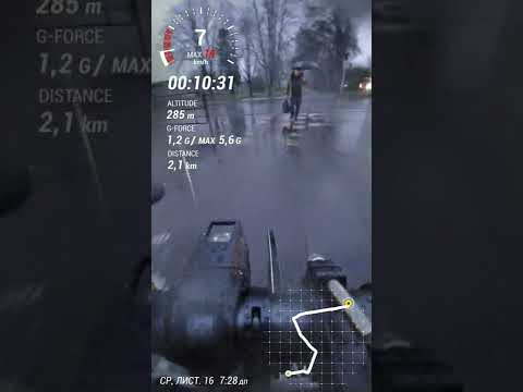 Тест телефону Kyocera duraforce pro 2 в дощ.