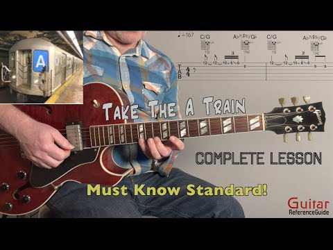 Take The A Train|Complete Guitar Lesson