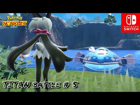 Pokemon Scarlet - Dondozo & Tatsugiri The False Dragon Titan Battle
