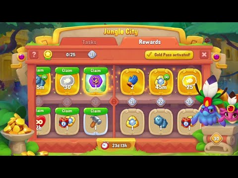 @Fishdom Win Strikes Level 7301 - Super Hard Level 7309, Jungle City Event Level 20 Unlocked