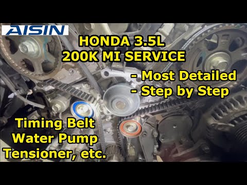 Timing Belt - Step by Step walk through with Tips and Tricks - 2011-2017 Honda Odyssey