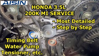 Timing Belt - Step by Step walk through with Tips and Tricks - 2011-2017 Honda Odyssey