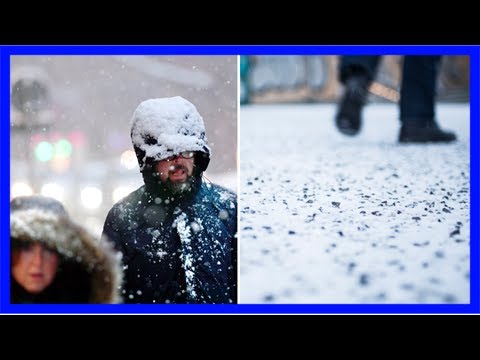 Varning för snö och halka i södra sverige