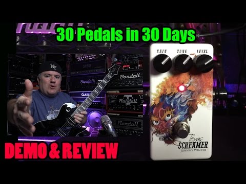 BIG Joe's Stompbox Co. TEXAS SCREAMER - Demo & Review - 30 Pedals in 30 Days 2015