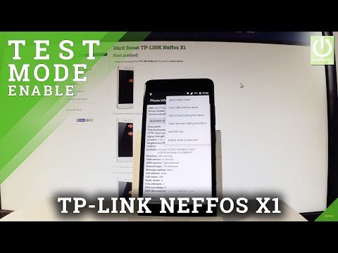 Testing Menu in TP-LINK Neffos X1 - Device Info / Wi-Fi App