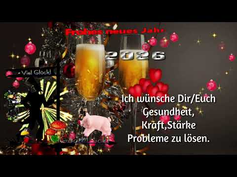 5,4,3,2,1🎉Frohes neues Jahr🥳🎈🤗Alles Gute, für 2026🍀