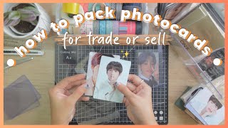 how to pack photocards for trade or sell | for beginners (philippines) 〰️ all things kyot 🤍