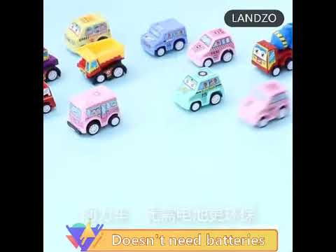 6Pcs Kids Toys Pull Back Car Set Children's Mini Car Toys Gift for Boys Girls