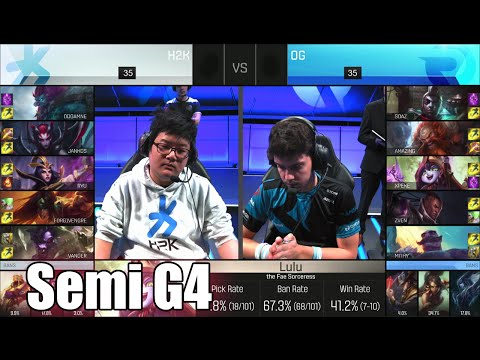 Origen vs H2K Gaming | Game 4 Semi Finals S6 EU LCS Spring 2016 Playoffs | OG vs H2K G4 1080p
