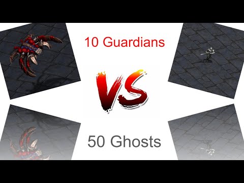 50 Ghosts vs 10 Guardians