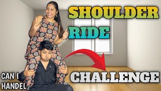 Download lagu SHOULDER RIDE CHALLENGE 😱 || couple shoulder ride challenge  mp3