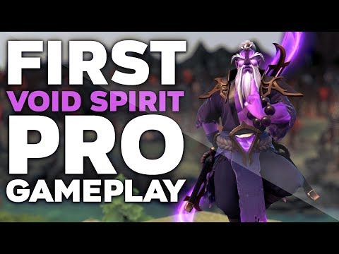 J.Storm.Nine FIRST Void Spirit PRO Gameplay vs Invoker Mid Dota 2 Patch 7.23