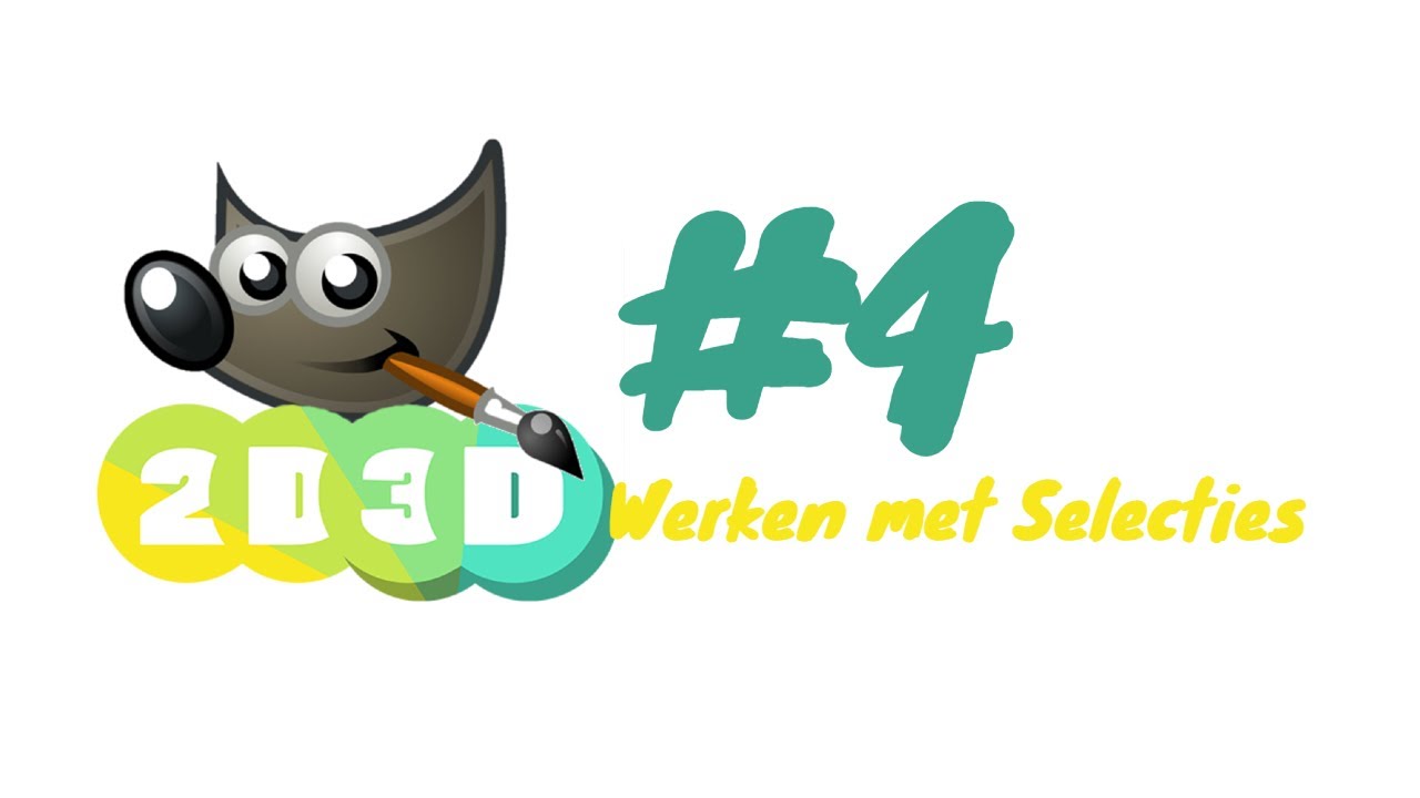 Gimp training #4: Word een master met Selecties.