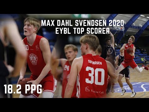 Max Dahl Svendsen u20 EYBL Basketball Highlights