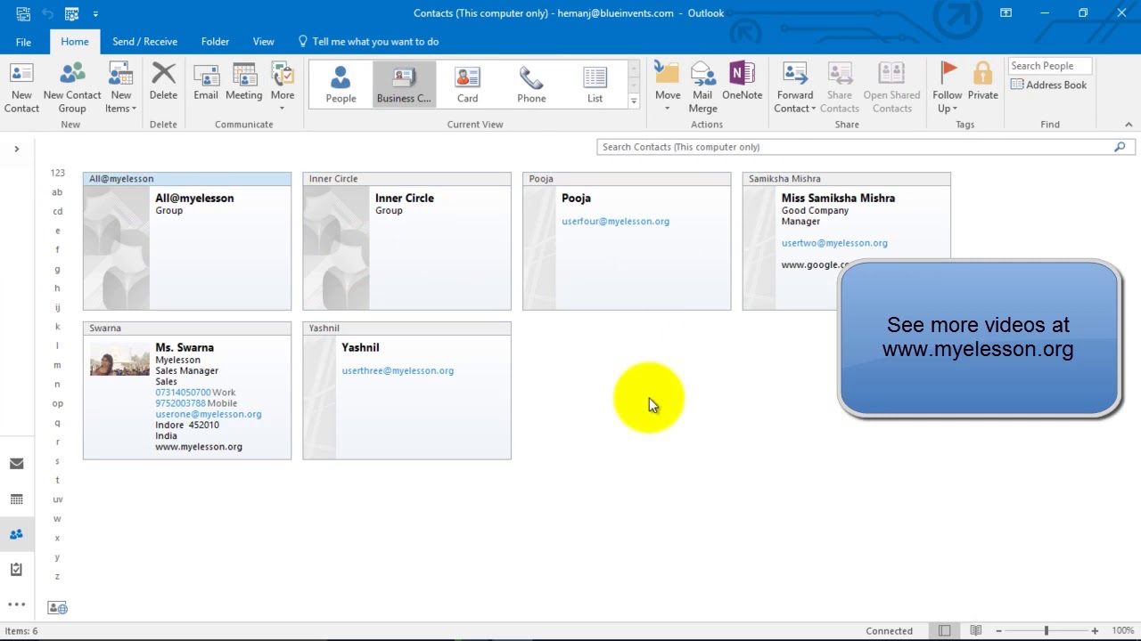 How to Use The People Hub In Outlook