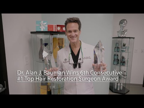 Dr. Alan J. Bauman Wins 6th Consecutive #1 Top Hair...