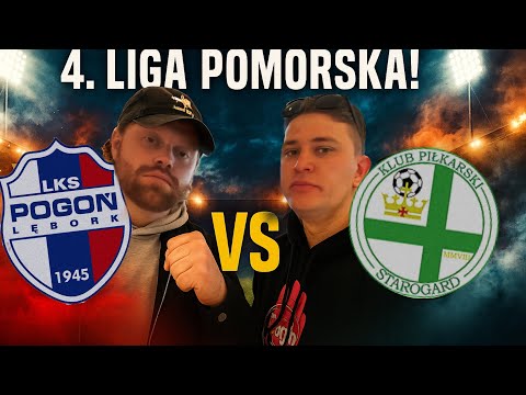 KWINTESENCJA NIŻSZYCH LIG IV LIGA W LĘBORKU POGOŃ LĘBORK - KP STAROGARD GDAŃSKI⚽️🧨