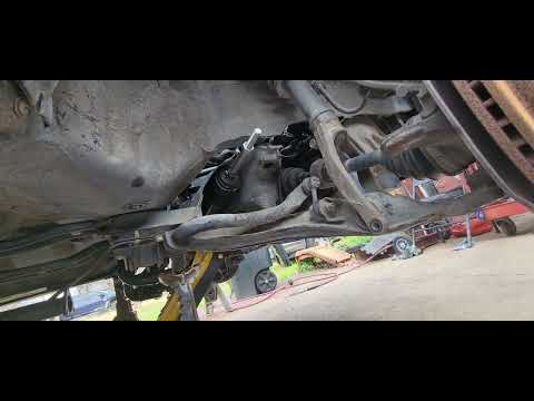 1999 Honda crv cr-v maintenance steering rack installed part 8