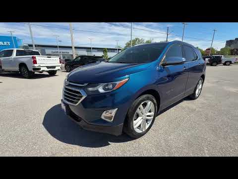 2019 Chevrolet Equinox AWD 4dr Premier w/2LZ in Blue for sale at Ontario Motor Sales in Oshawa, ON
