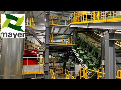 Mayer Recycling - Erste Inbetriebnahme unserer neuen Recyclinganlage