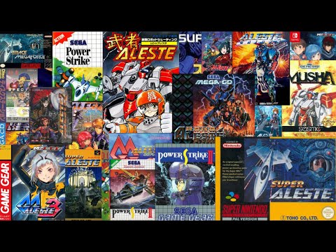 Evolution of ALESTE / POWER STRIKE games (1988-2021)