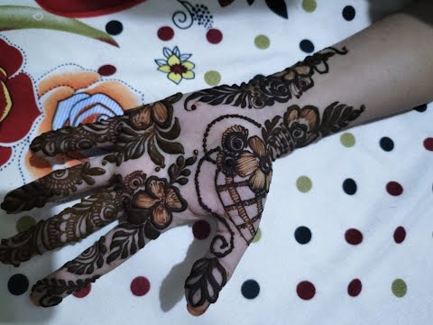 latest floral henna design 😍| mehndi design |henna design | floral henna design | floral henna art|