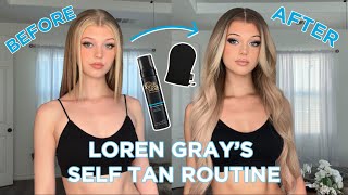 Loren Gray’s Self Tanning Routine | Bondi Sands