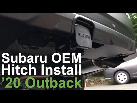 2020+ Subaru Outback OEM Hitch Install