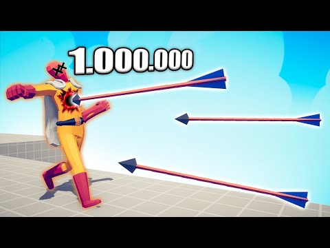 1.000.000 DAMAGE ARCHER vs EVERY BOSS FACTION - TABS | Totally Accurate Battle Simulator 2023