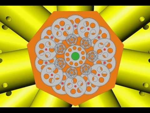 Bristol Hercules sleeve valve radial animation