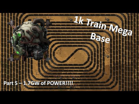 1k Train Mega Base - Factorio Lets Play Pt5 - Getting Ready to scale up
