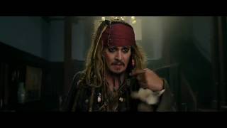 Pirates of the Caribbean 5 I'm Robbing the Bank FULL SCENE Jack Sparrow HD