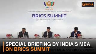 Special Briefing by India's MEA on BRICS Summit