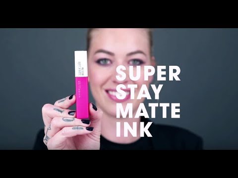 Skysti lūpų dažai Maybelline Superstay Matte 05 video