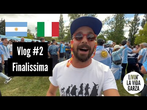 la FINALISSIMA desde ADENTRO (BANDERAZO/IDA/WEMBLEY)