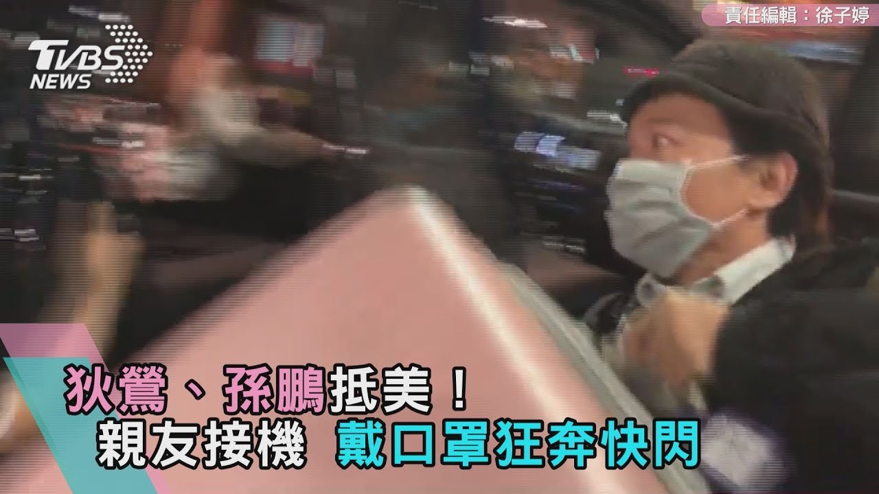 獨家／狄鶯、孫鵬抵美　機艙內畫面曝光