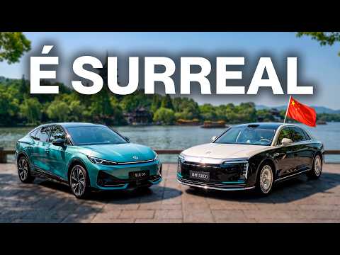 VIAJAMOS À CHINA E O NÍVEL DOS CARROS ELÉTRICOS É ASSUSTADOR - 24 hrs nas ruas de China